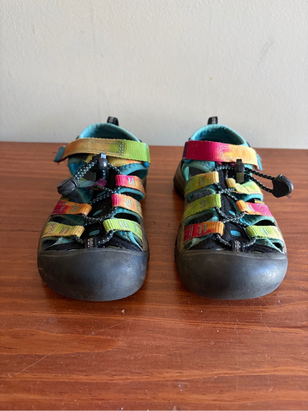Keen Kids Rainbow Strap Water Shoes in Black